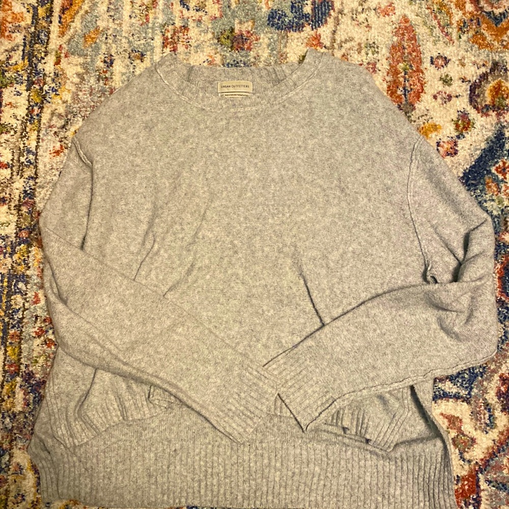 Urban Outfitters Grey Super Soft Oversized Sweater (Size small)